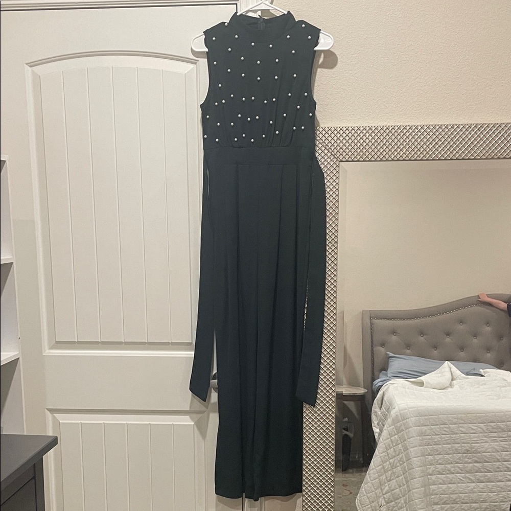 Emerald green jumpsuit